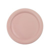 위즈라인 무광 원형접시 7인치 (핑크)